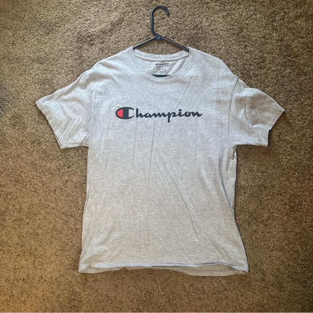 Champion Light Gray Short Sleeve Tee
